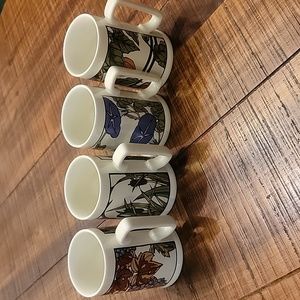 Peet's Coffee Tea Mug Set 4 The Arts & Crafts press